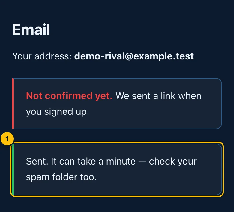 After asking for another link