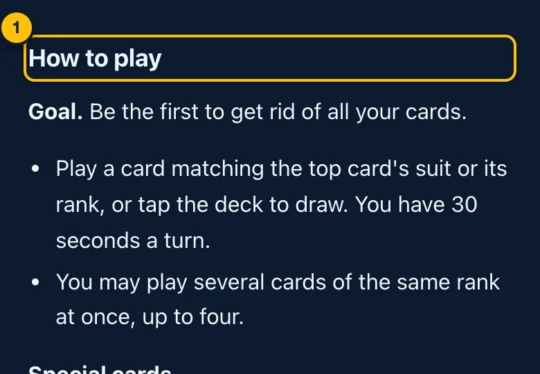 How to play